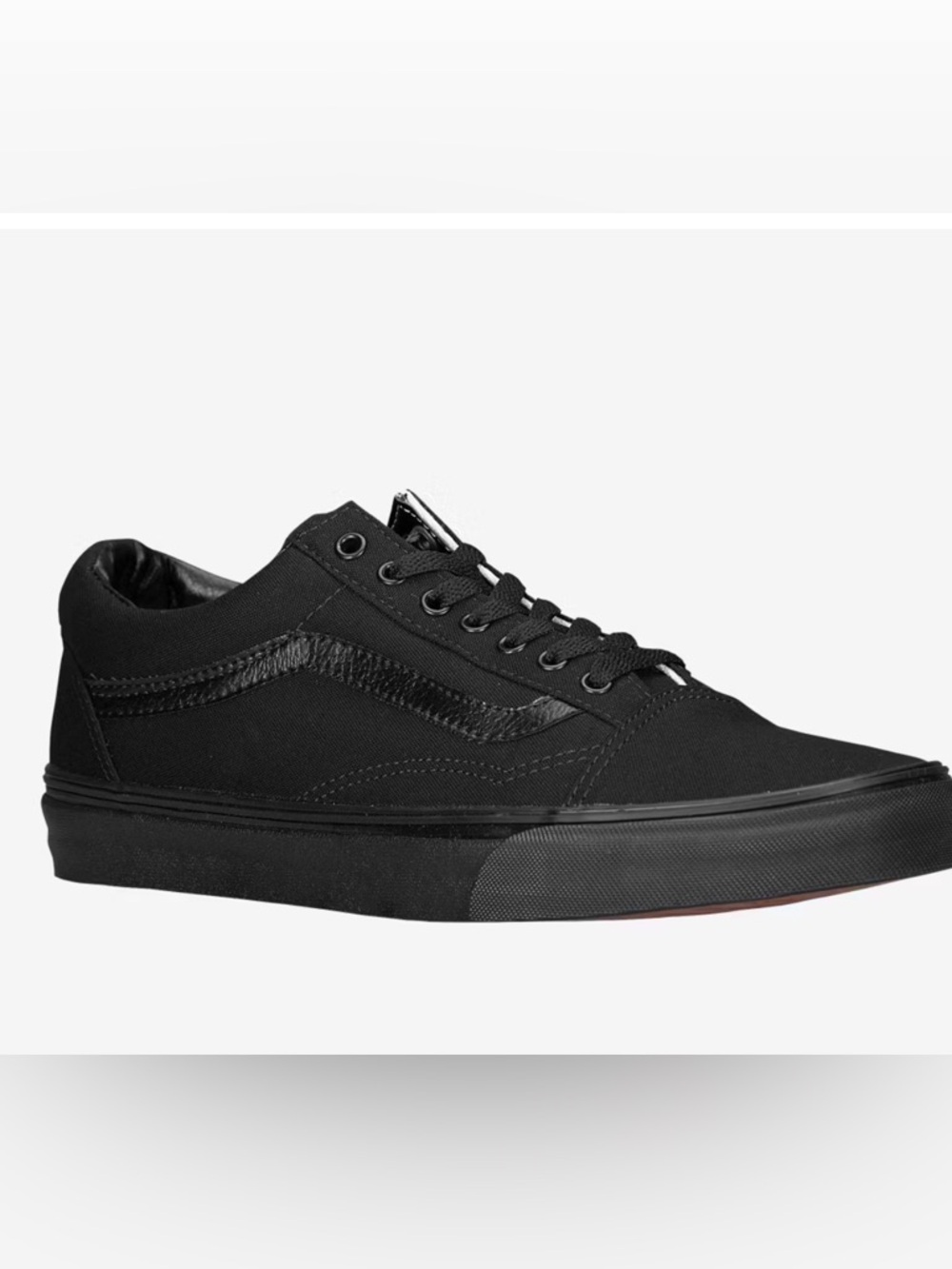 Vans Old Skool Men's Black Low-Top Canvas Sneakers NIB size 11.5